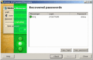 Atomic ICQ Password Recovery screenshot